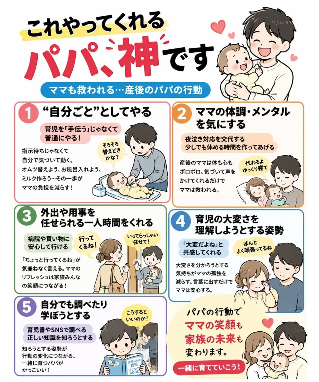 これやってくれるパパ、神です