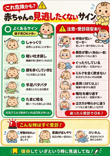 赤ちゃんの見逃したくないサイン